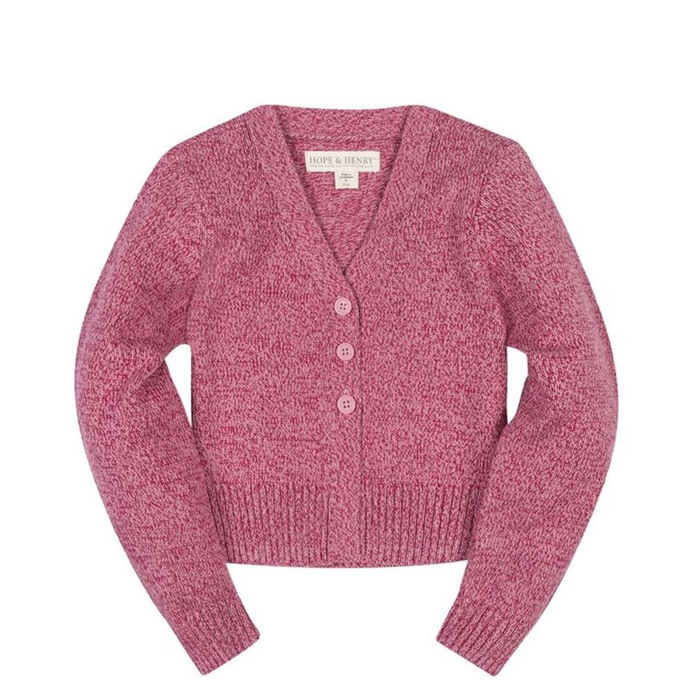 Hope & Henry Girls  Organic V-Neck Cardigan